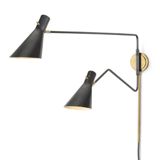 Spyder Sconce, black