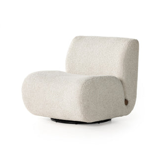 Siedell Sheldon Ivory Swivel Chair