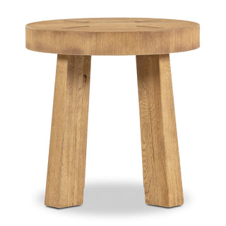 Sadira Worn Oak Veneer End Table