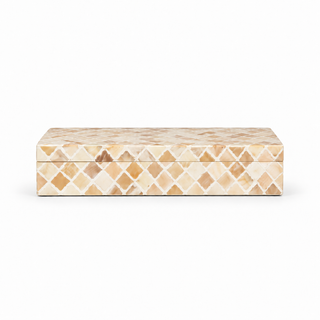 Rhea Wood and Bone Decorative Box