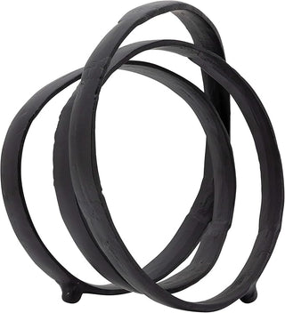 Metal 13" Sculpture, Black