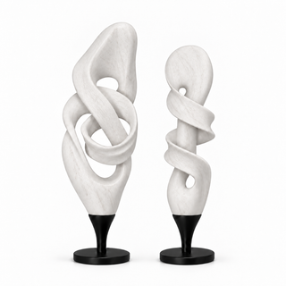 White Dancing Sculpture