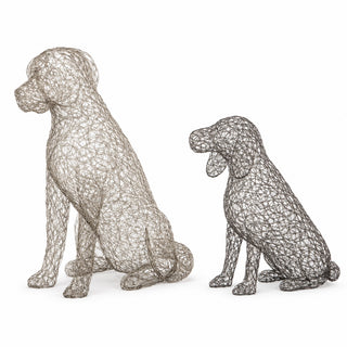 Crazy Wire Dog Sculpture