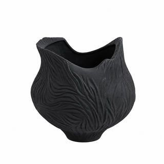 Trevino Porcelain Black Vase