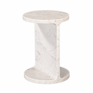 Emmett White Accent Table
