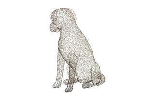 Crazy Wire Dog Sculpture
