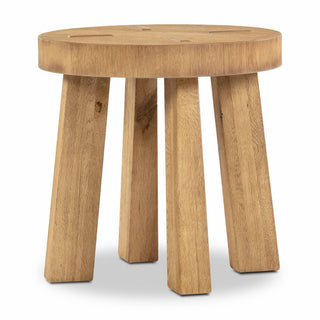 Sadira Worn Oak Veneer End Table