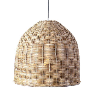 20" Rattan Dome Pendant