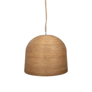 24" Rattan Pendant Light