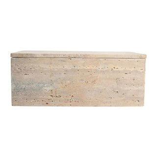 Travertine Tan Decorative Box