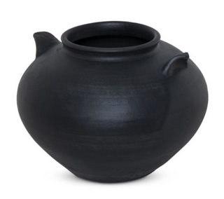 Black Terracotta Vase