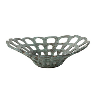 Metal Open Grid Bowl