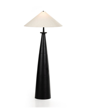 Inn Black Tapered Shade Floor Lamp