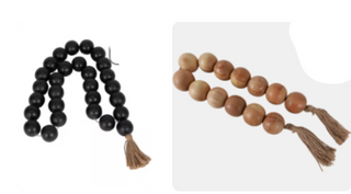 Beaded 32" Wood Garland