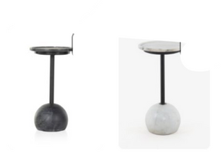 Antique Marble Accent Table