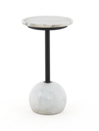 Antique Marble Accent Table
