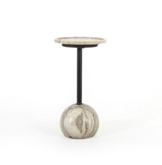 Antique Marble Accent Table