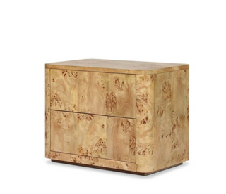 Mullins Burl Nightstand