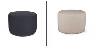 Upholstered Round Ottoman
