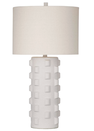 White Mel Table Lamp