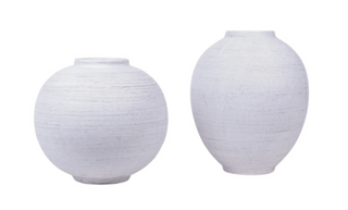 Ty White Vases