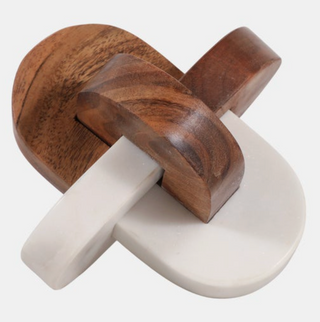 Wood And Marble Curved Knot