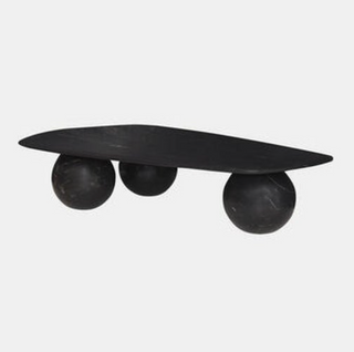 Marble Coffee Table, Black