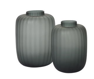 Prasinos Blue Glass Vase