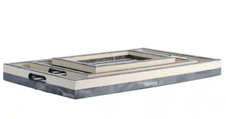Black and White Line Tray