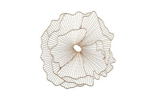 Copper Flower Wall Art