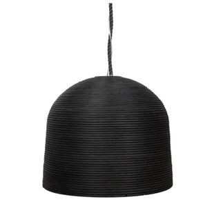 35" Rattan Pendant Light