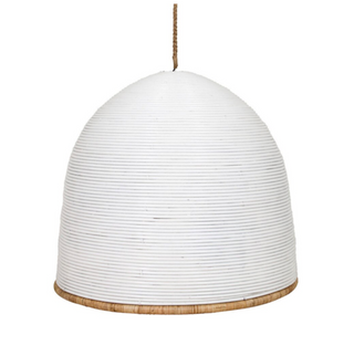 35" Rattan Pendant Light