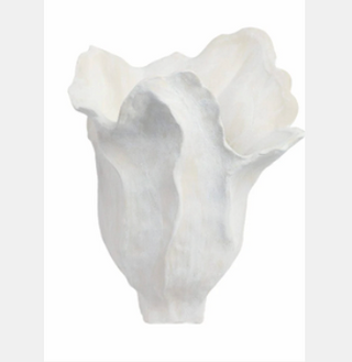 White Tulip Porcelain Vase