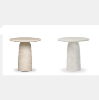 Concrete Dome End Table
