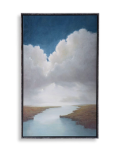 42x68 Low Country Framed Canvas Artwork