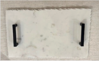 White Marble Tray Medium