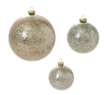 Gold Glitter Ornament