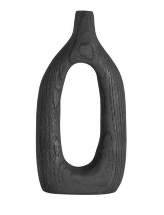 Wood Cut Out Vase