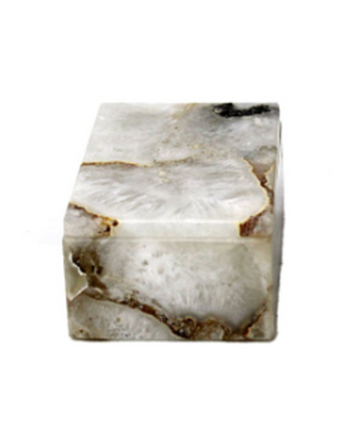 White Agate Box