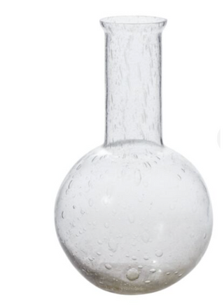 Fluted Glass Vase