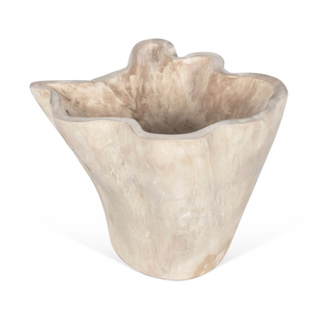 Teak Carved Wood Bowl