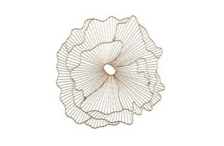 Copper Flower Wall Art