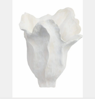 White Tulip Porcelain Vase