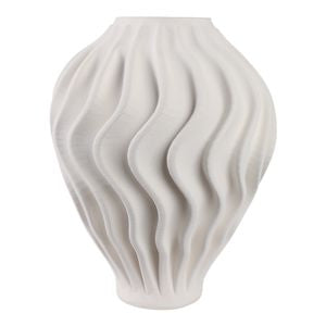Ivory Large 3d Printed Vase