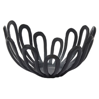 Black Petal Bowl