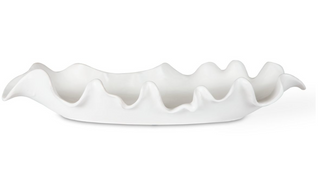 UM white swirl bowl