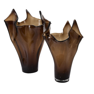 Peaked Glass Vase